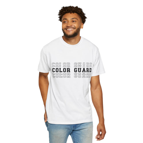 Color Guard Typography T-shirt | Modern Color Guard Graphic Tee