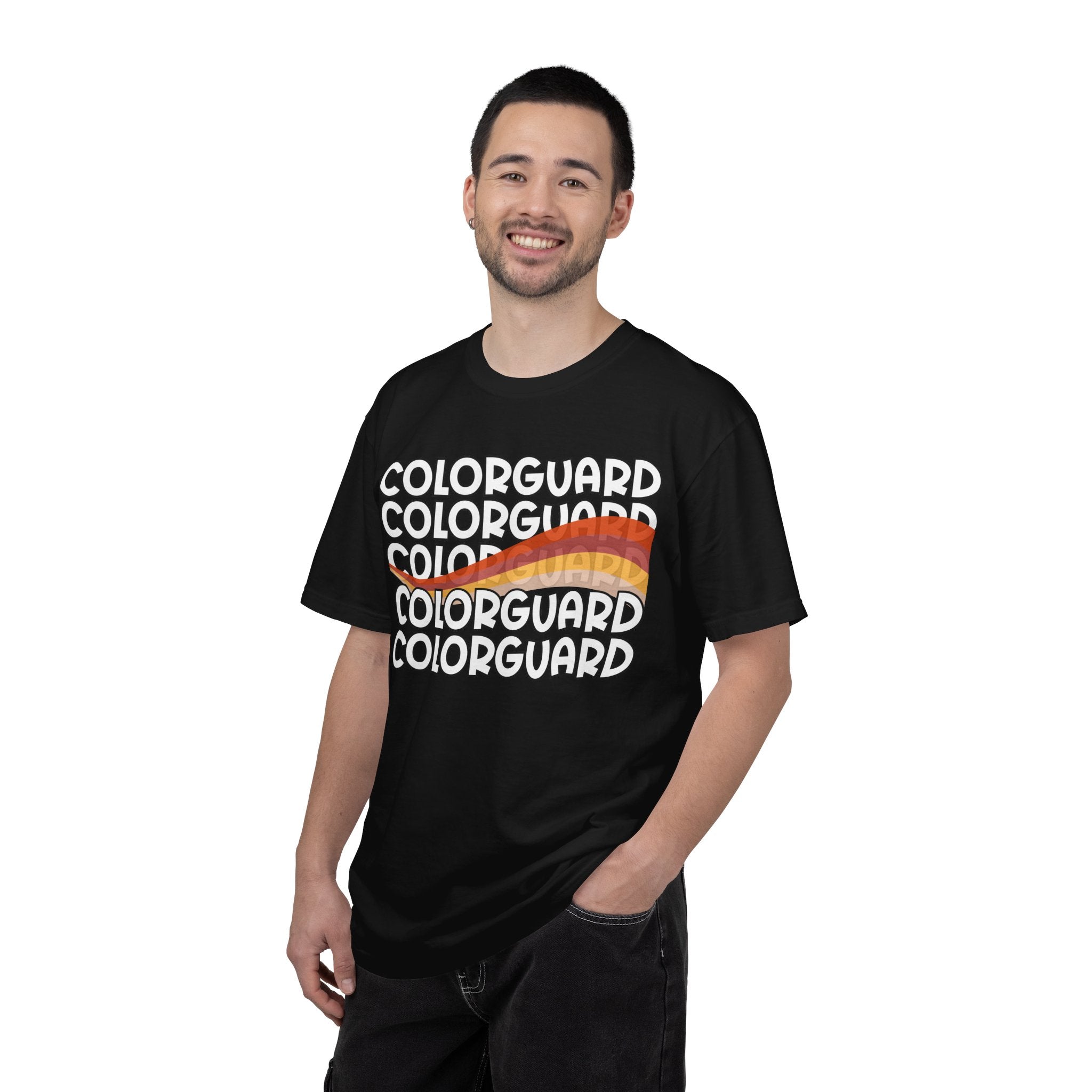 Color Guard Flag T-shirt | Modern Color Guard Graphic Tee