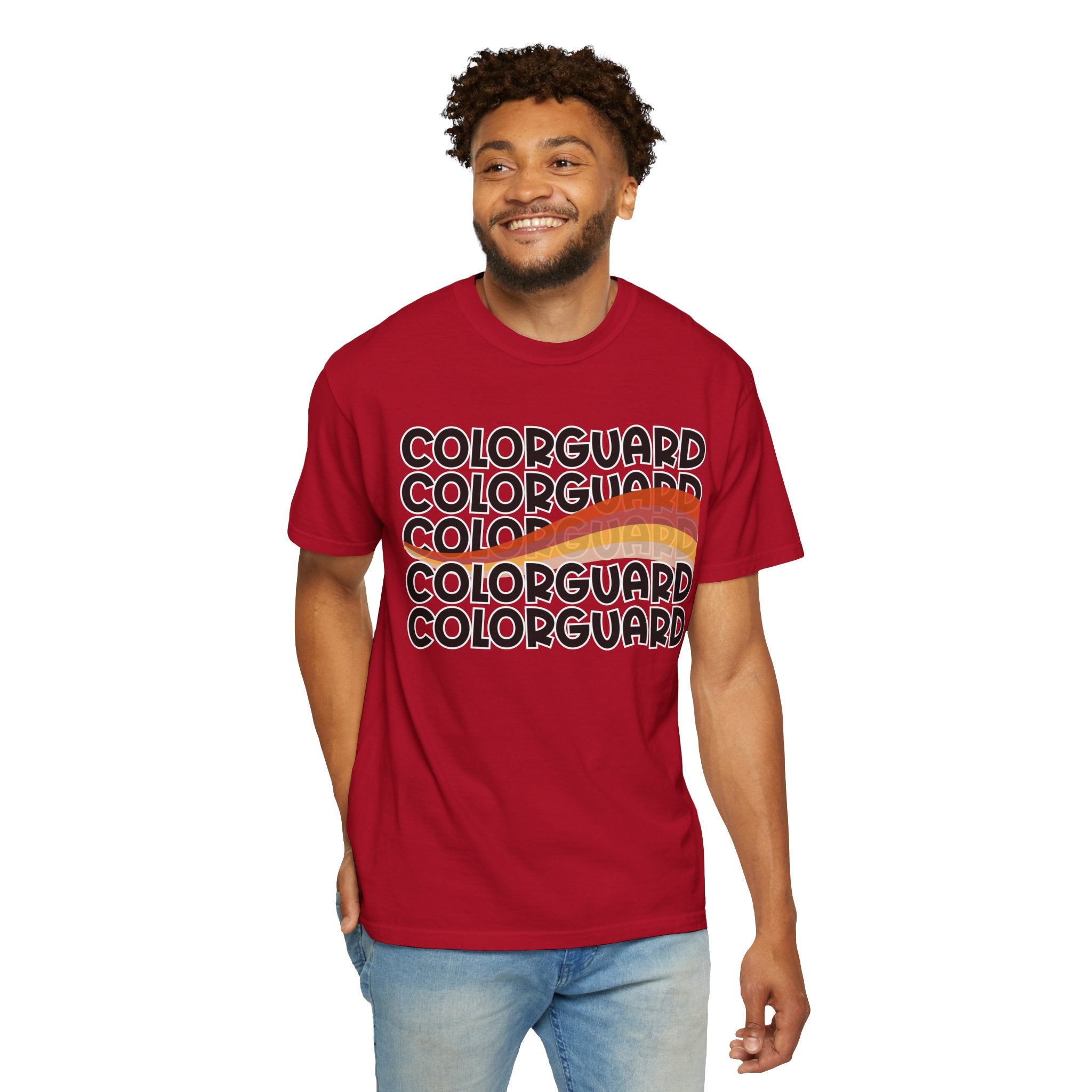 Color Guard Flag T-shirt | Modern Color Guard Graphic Tee