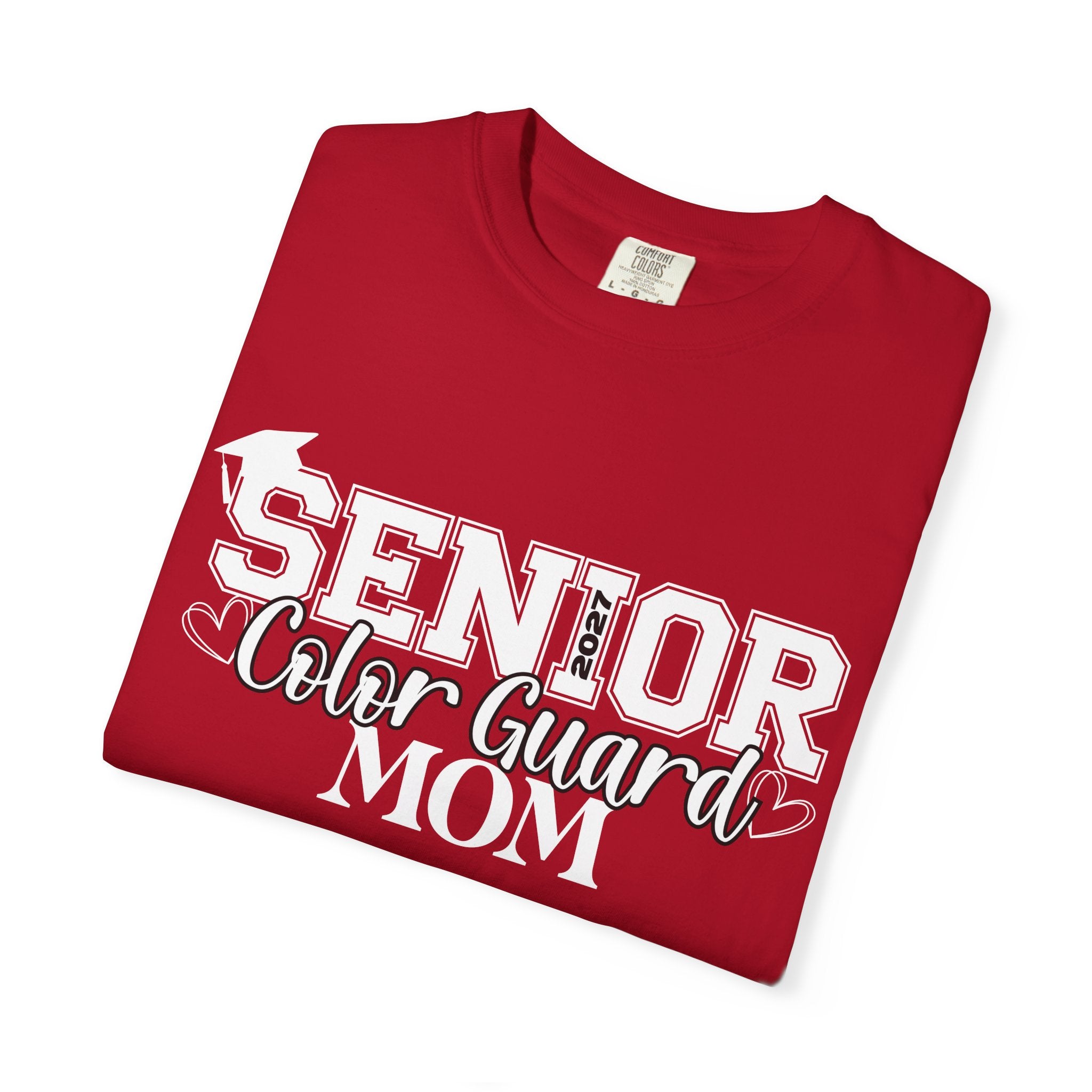 2027 Senior Color Guard Mom Graphic T-Shirt