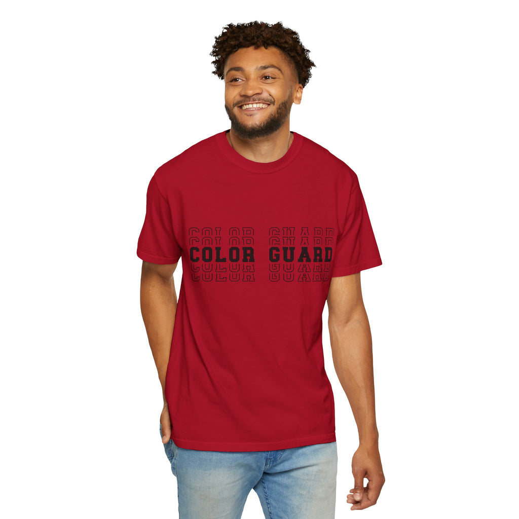 Color Guard Typography T-shirt | Modern Color Guard Graphic Tee