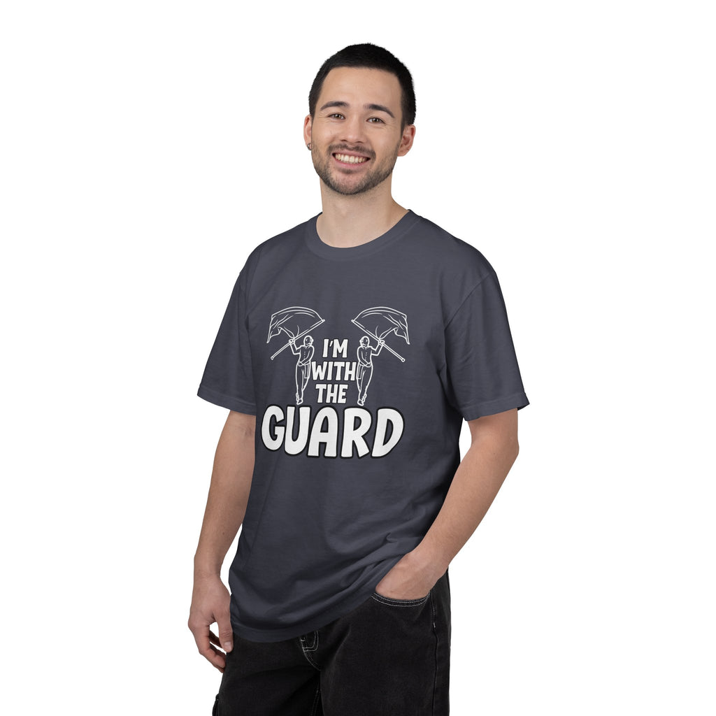 "I'm with the Guard" Color Guard T-shirt | Modern Color Guard Graphic Tee