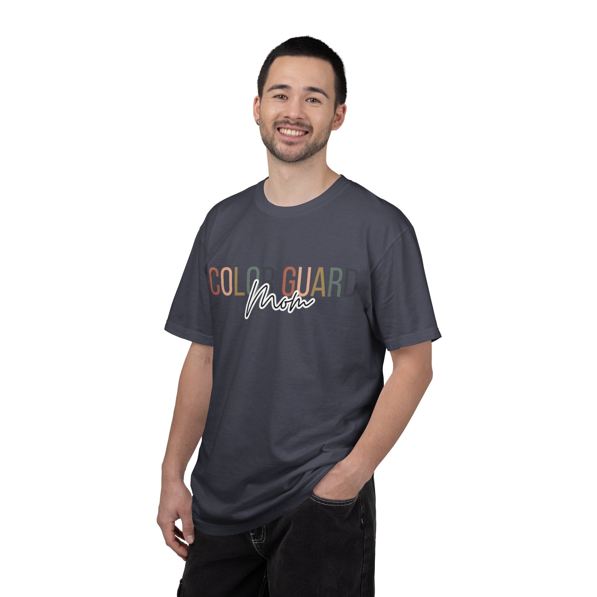 Color Guard Mom T-shirt | Modern Color Guard Graphic Tee