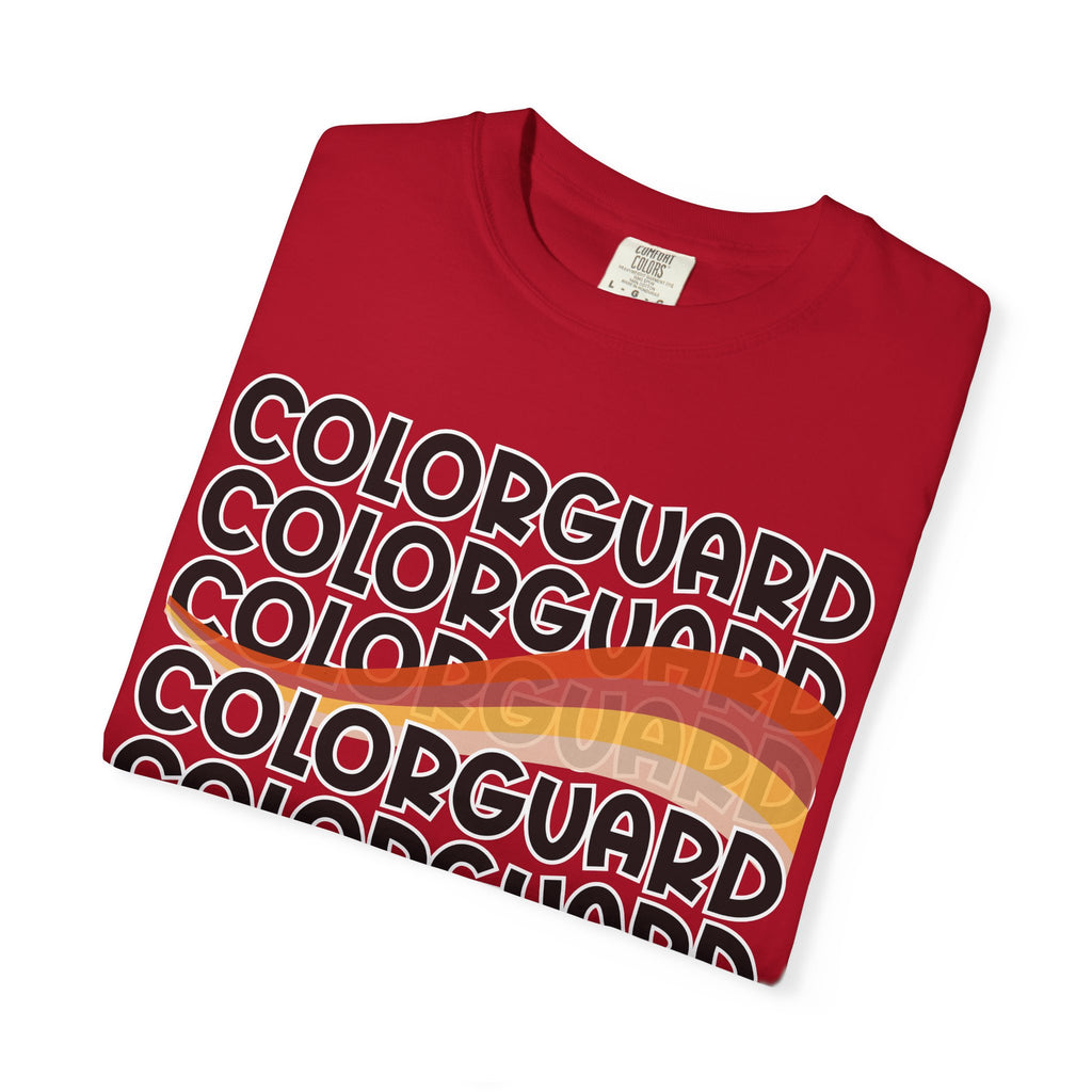 Color Guard Flag T-shirt | Modern Color Guard Graphic Tee