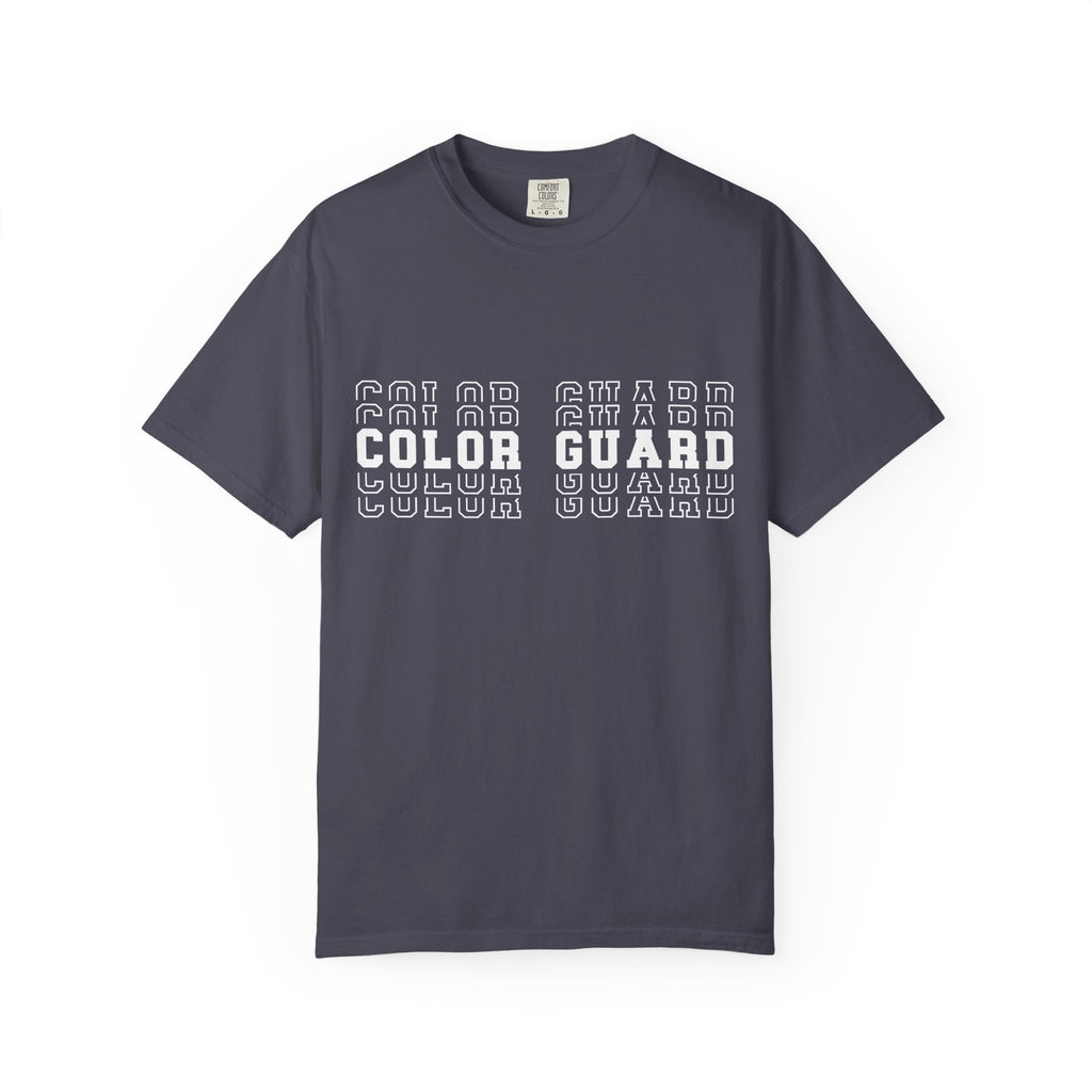 Color Guard Typography T-shirt | Modern Color Guard Graphic Tee