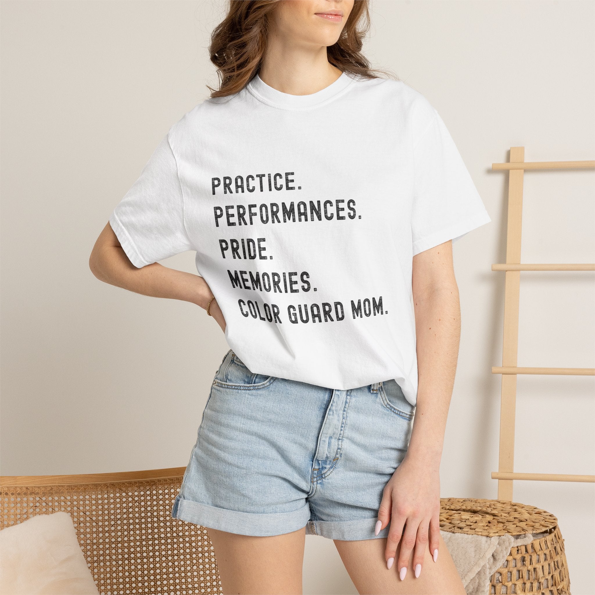 Color Guard Mom Definition T-shirt | Modern Color Guard Graphic Tee