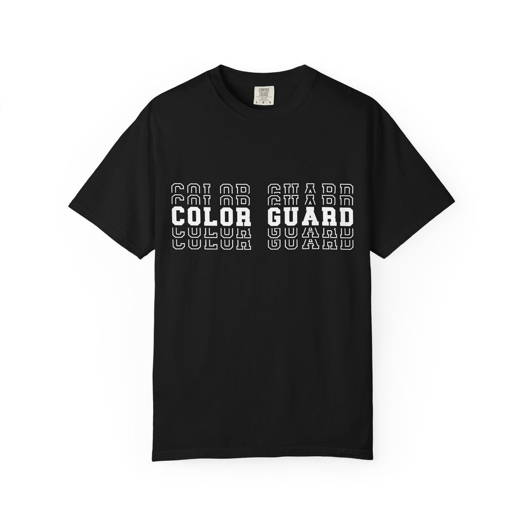 Color Guard Typography T-shirt | Modern Color Guard Graphic Tee