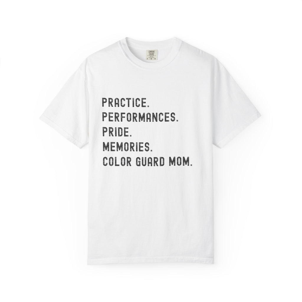 Color Guard Mom Definition T-shirt | Modern Color Guard Graphic Tee