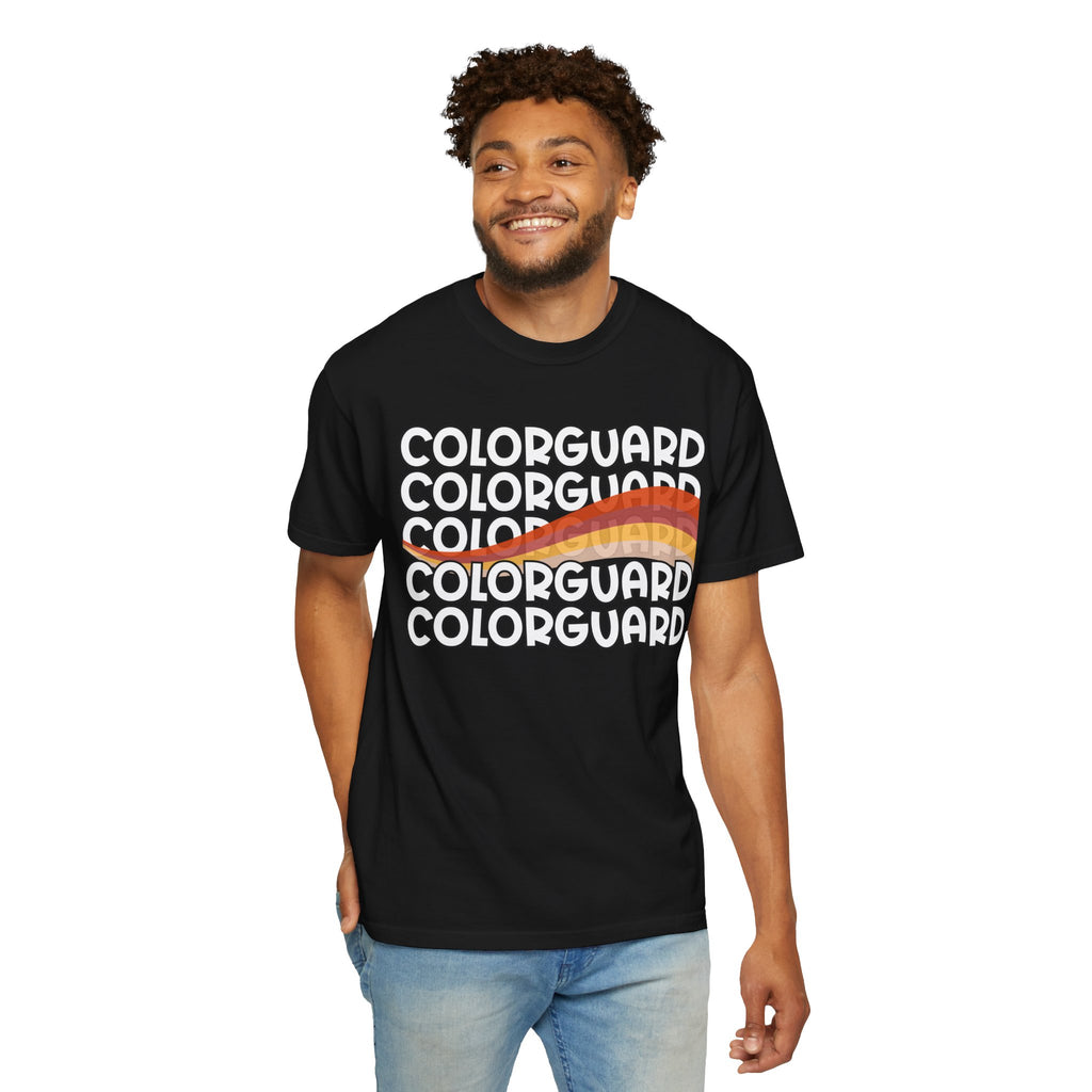 Color Guard Flag T-shirt | Modern Color Guard Graphic Tee