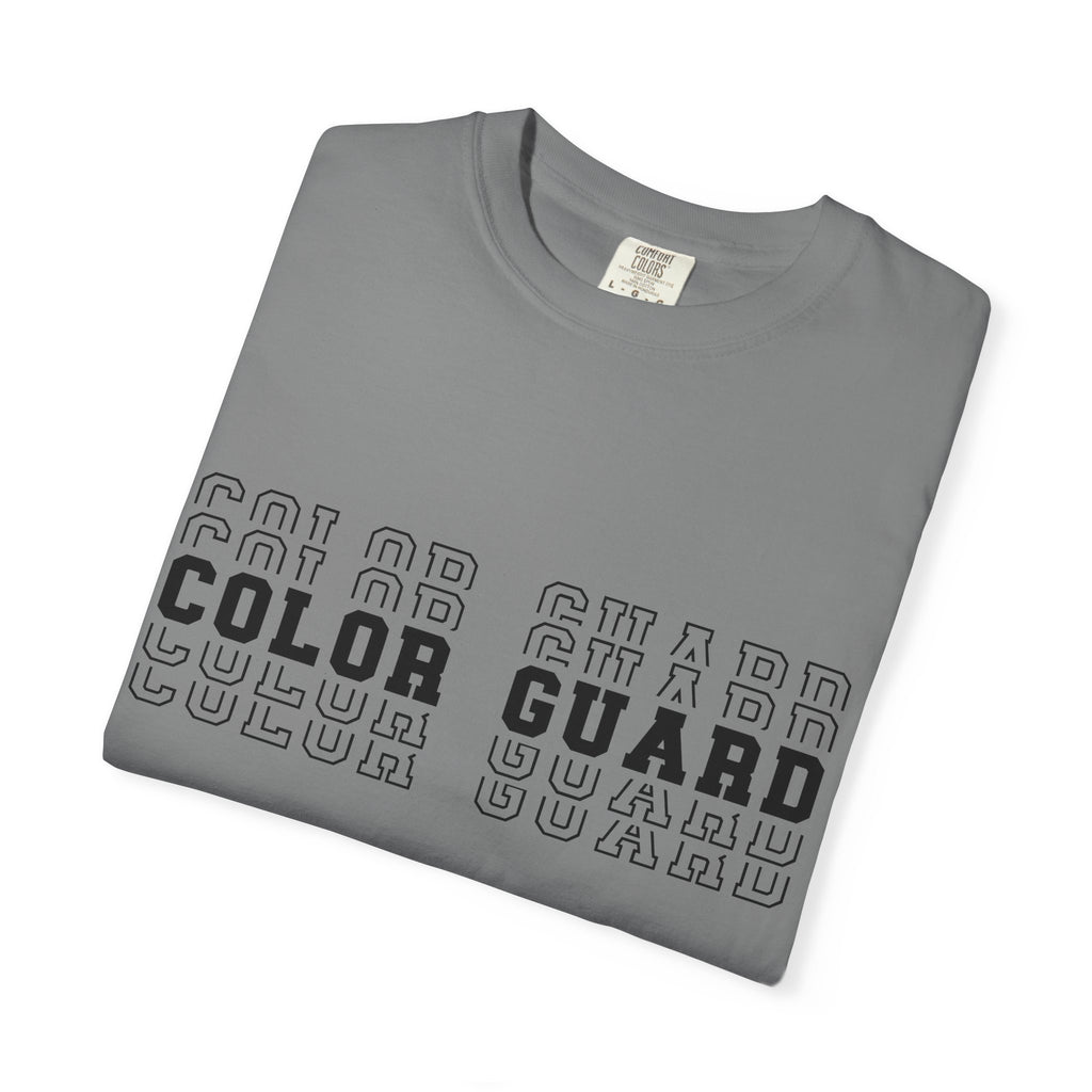 Color Guard Typography T-shirt | Modern Color Guard Graphic Tee