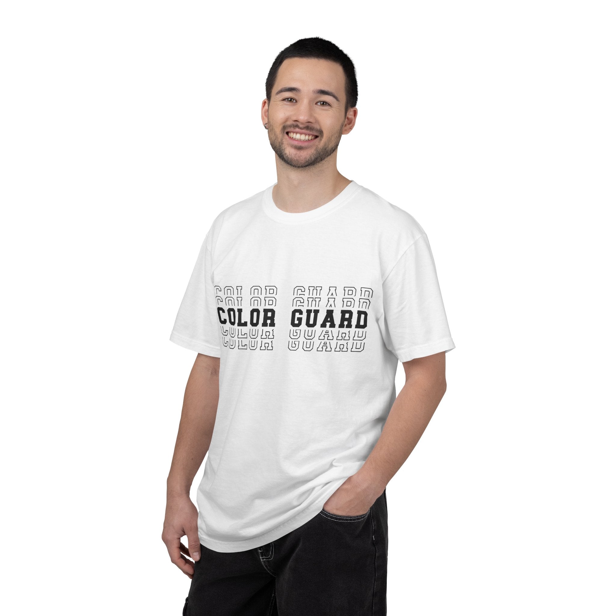 Color Guard Typography T-shirt | Modern Color Guard Graphic Tee