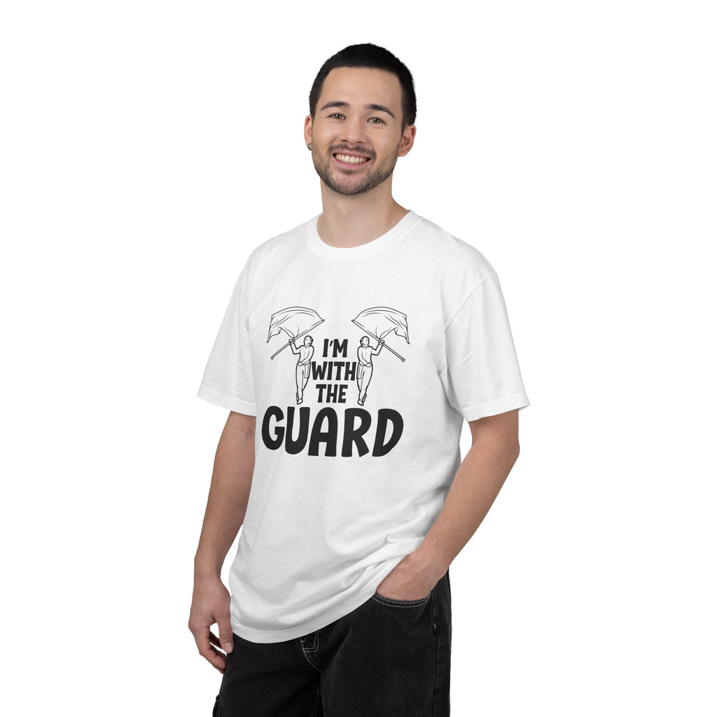 "I'm with the Guard" Color Guard T-shirt | Modern Color Guard Graphic Tee