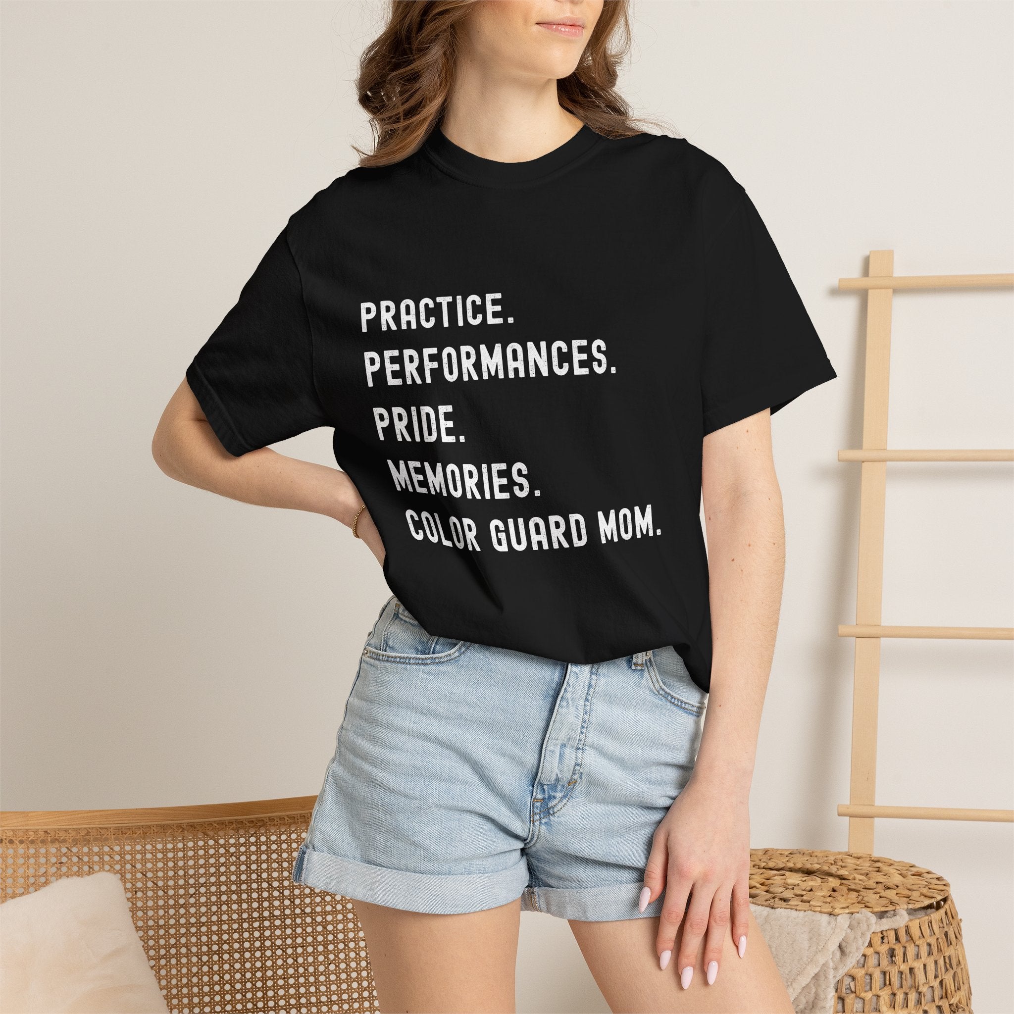 Color Guard Mom Definition T-shirt | Modern Color Guard Graphic Tee