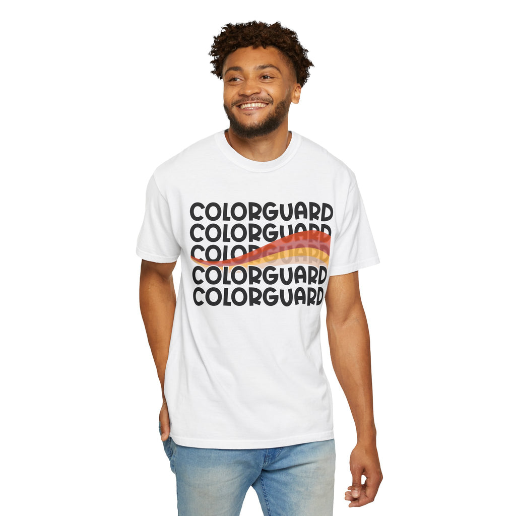 Color Guard Flag T-shirt | Modern Color Guard Graphic Tee