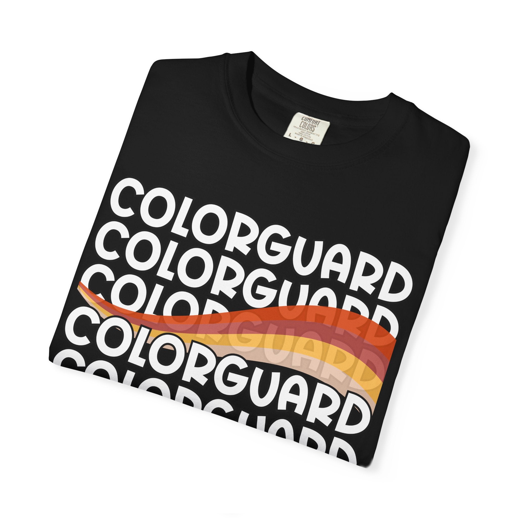 Color Guard Flag T-shirt | Modern Color Guard Graphic Tee