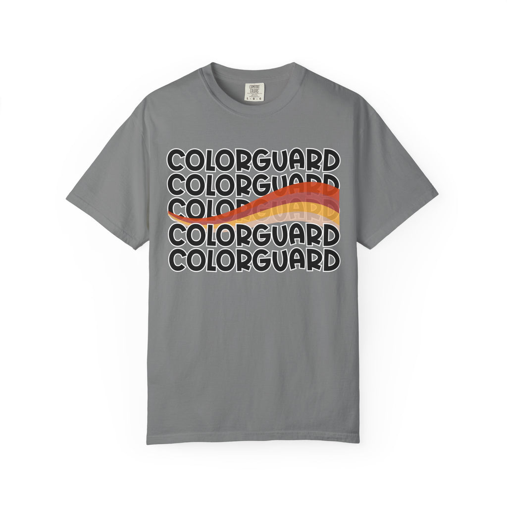 Color Guard Flag T-shirt | Modern Color Guard Graphic Tee