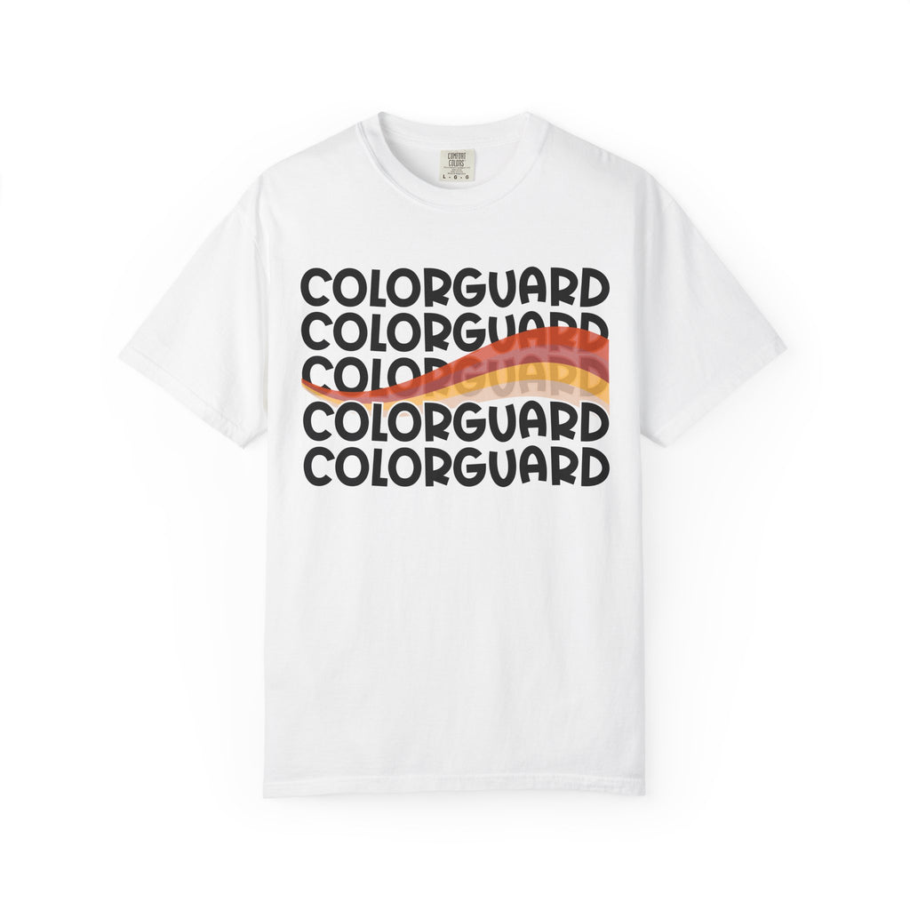 Color Guard Flag T-shirt | Modern Color Guard Graphic Tee