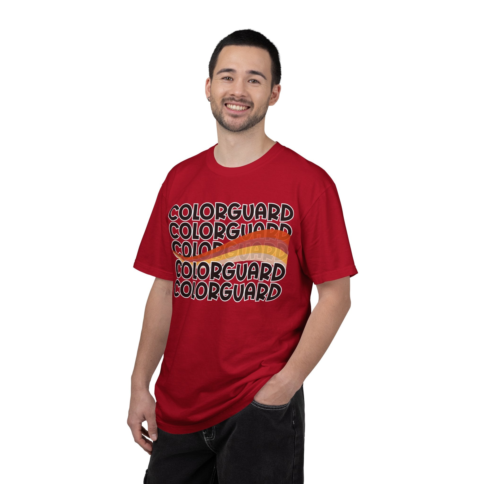 Color Guard Flag T-shirt | Modern Color Guard Graphic Tee