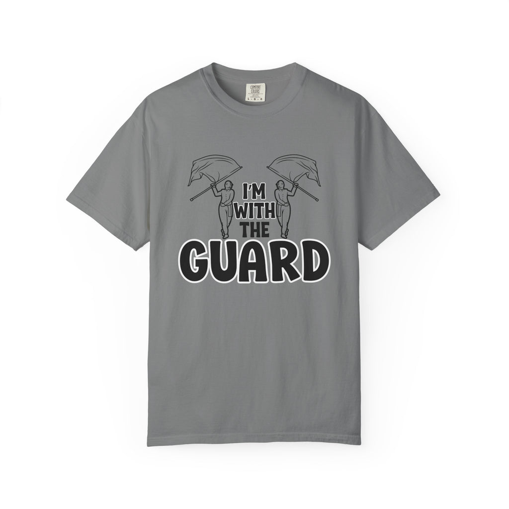 "I'm with the Guard" Color Guard T-shirt | Modern Color Guard Graphic Tee