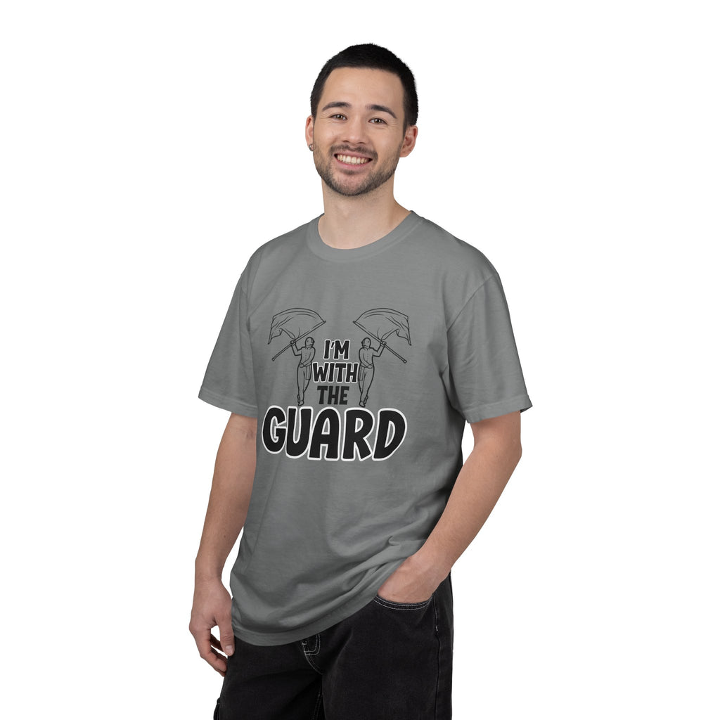 "I'm with the Guard" Color Guard T-shirt | Modern Color Guard Graphic Tee
