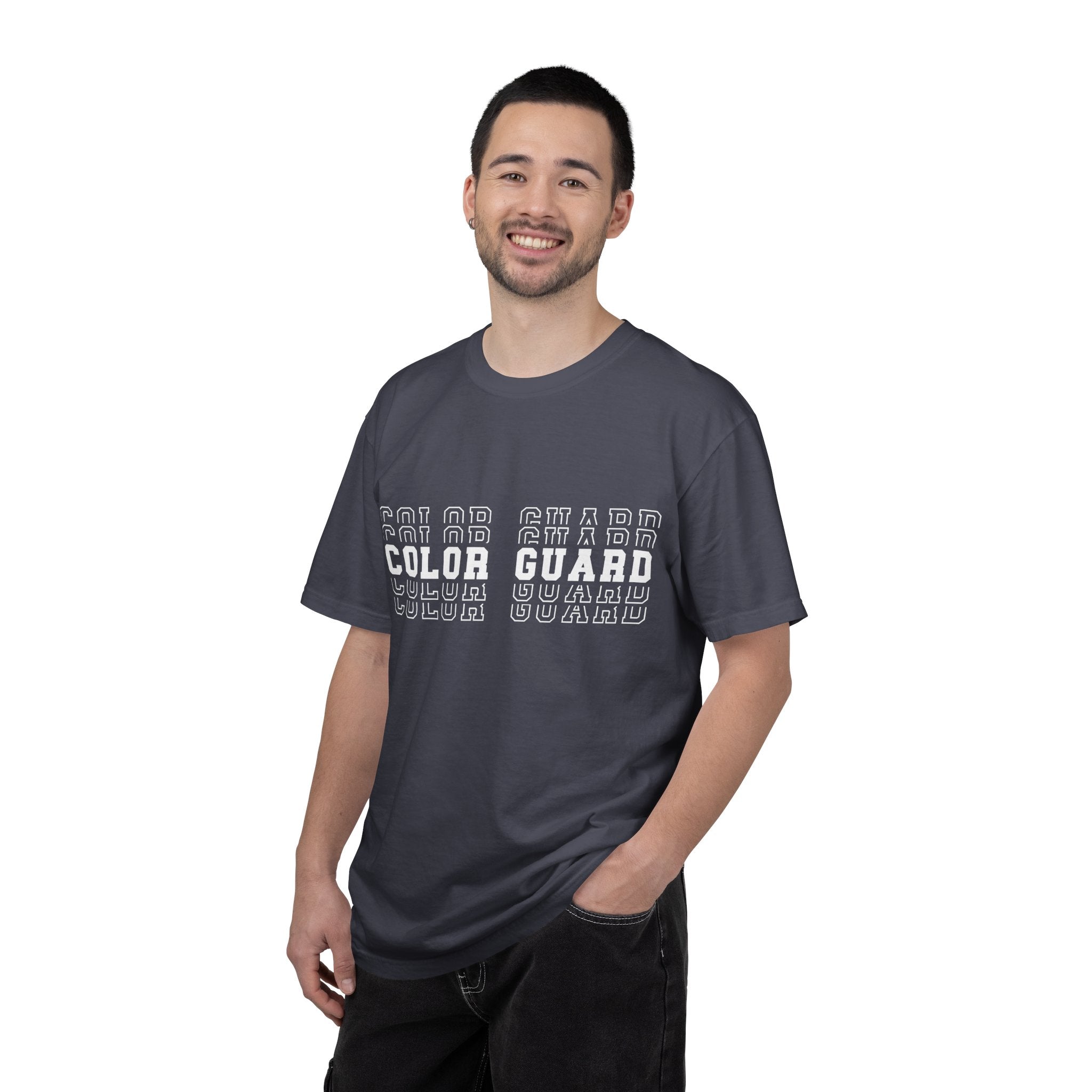 Color Guard Typography T-shirt | Modern Color Guard Graphic Tee