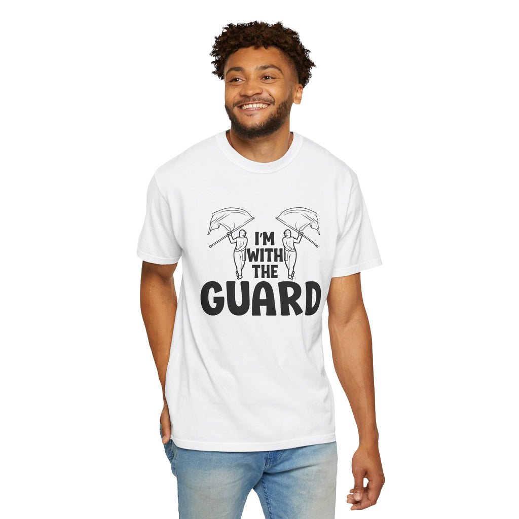 "I'm with the Guard" Color Guard T-shirt | Modern Color Guard Graphic Tee