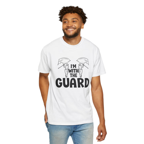"I'm with the Guard" Color Guard T-shirt | Modern Color Guard Graphic Tee