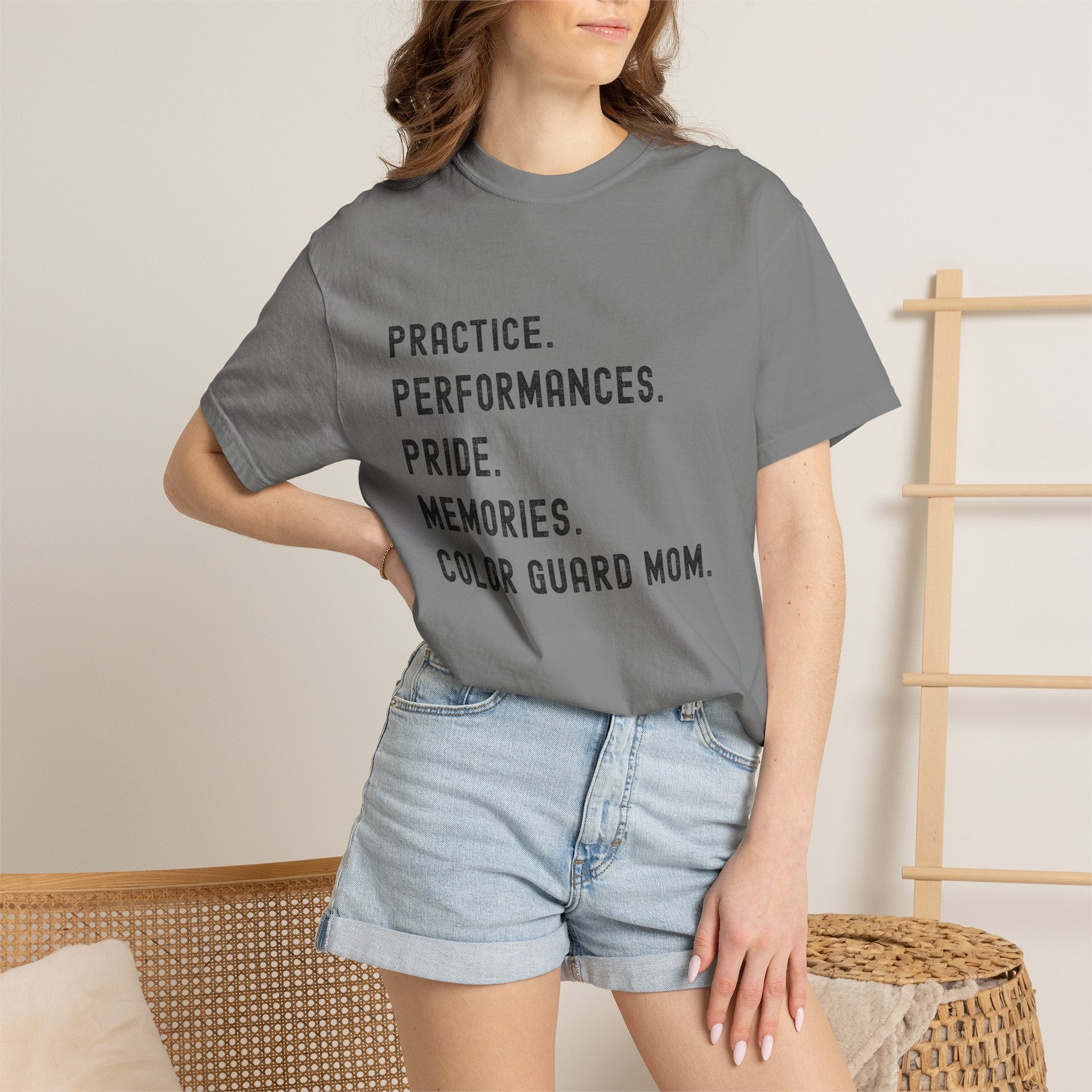 Color Guard Mom Definition T-shirt | Modern Color Guard Graphic Tee