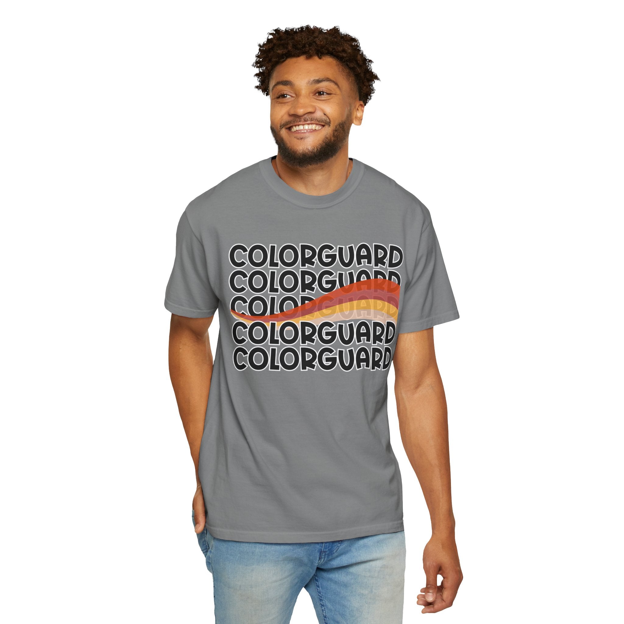 Color Guard Flag T-shirt | Modern Color Guard Graphic Tee