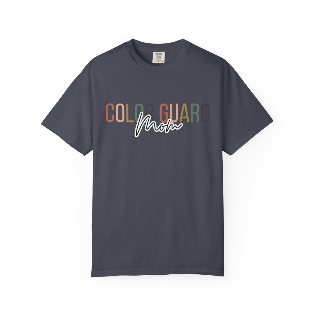 Color Guard Mom T-shirt | Modern Color Guard Graphic Tee