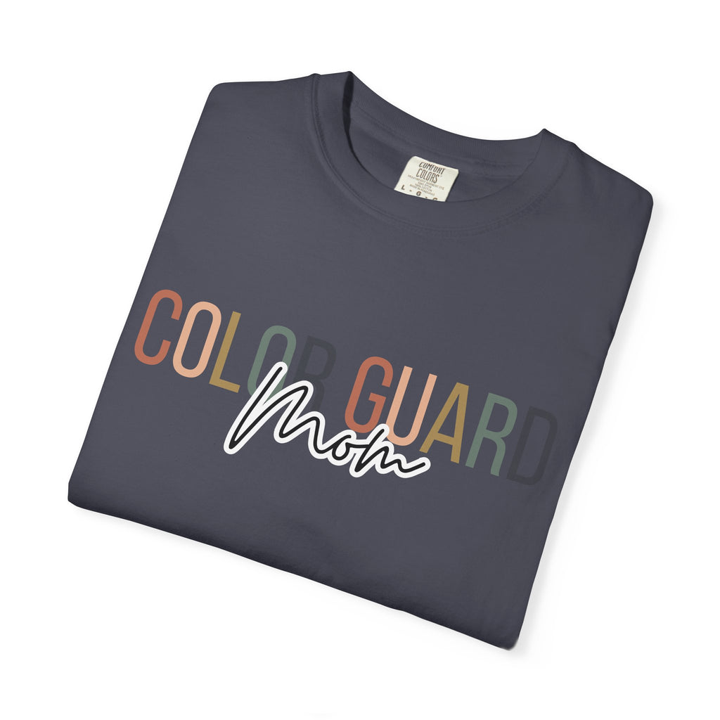 Color Guard Mom T-shirt | Modern Color Guard Graphic Tee
