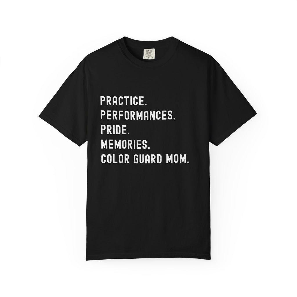 Color Guard Mom Definition T-shirt | Modern Color Guard Graphic Tee