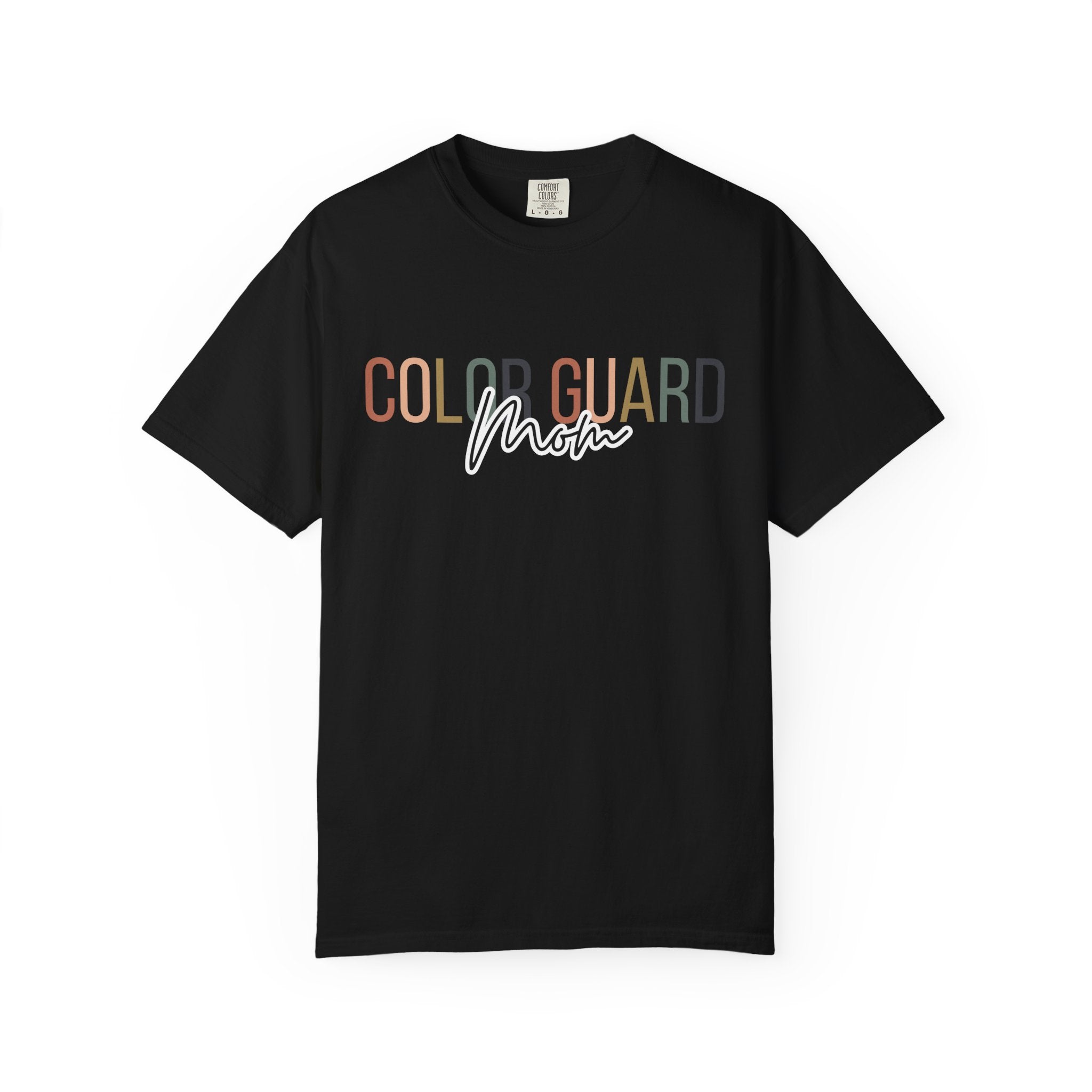 Color Guard Mom T-shirt | Modern Color Guard Graphic Tee