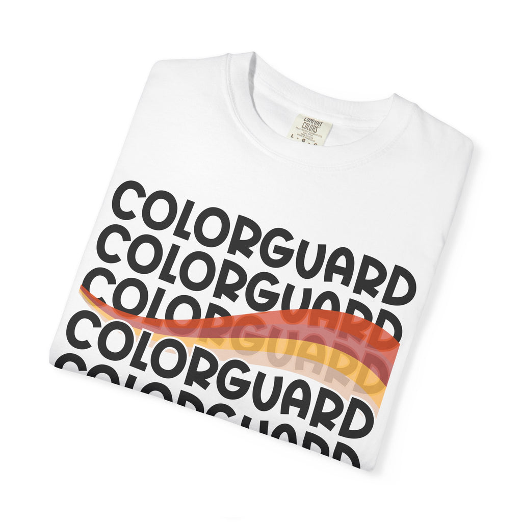 Color Guard Flag T-shirt | Modern Color Guard Graphic Tee