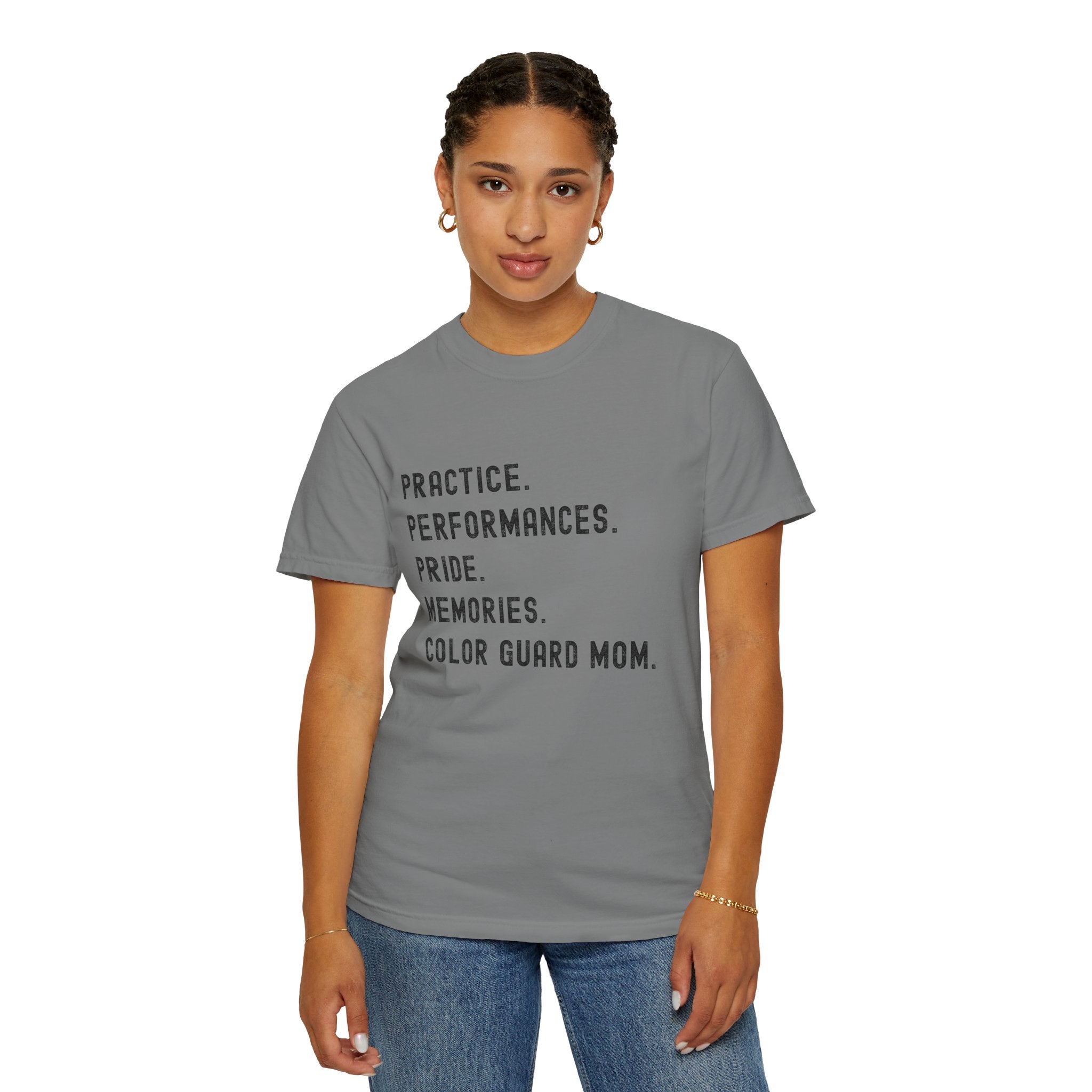 Color Guard Mom Definition T-shirt | Modern Color Guard Graphic Tee