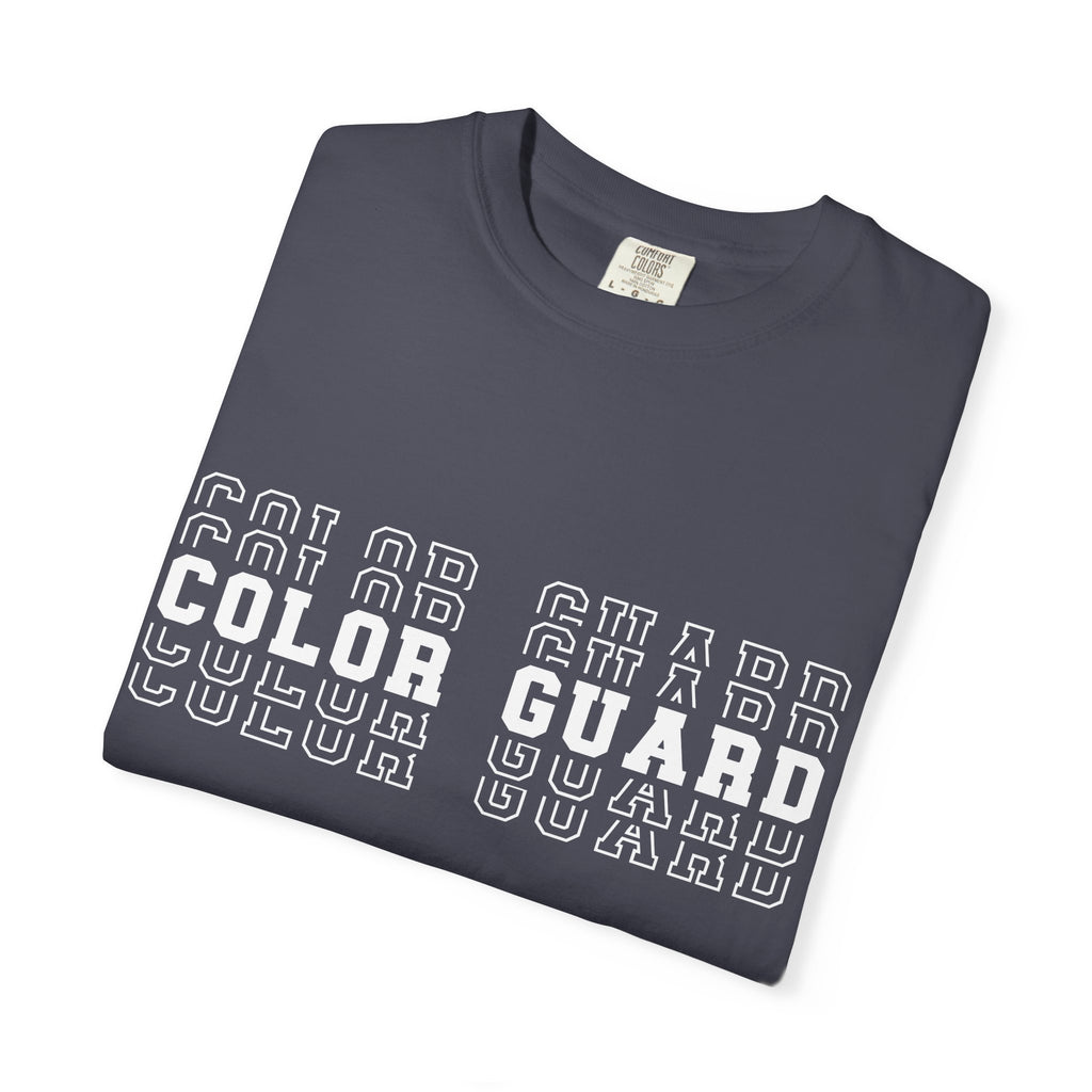 Color Guard Typography T-shirt | Modern Color Guard Graphic Tee