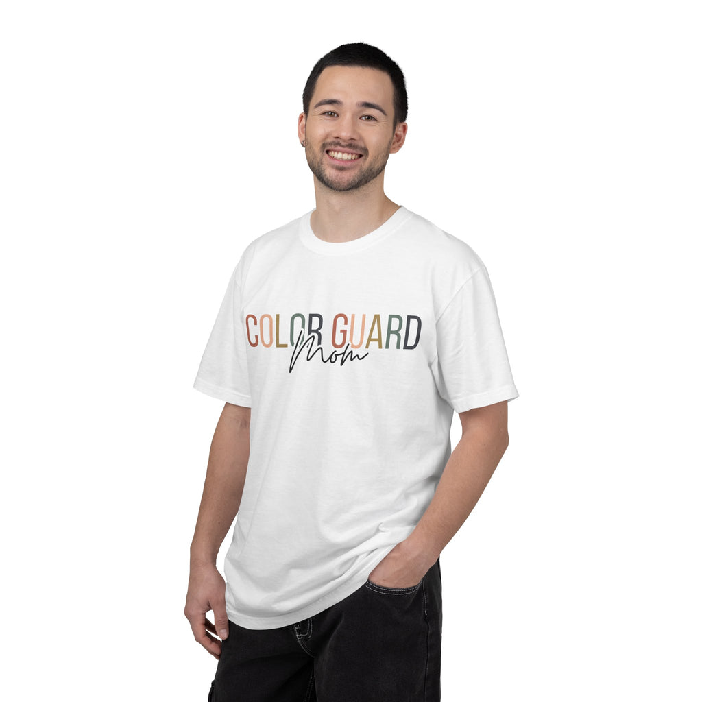 Color Guard Mom T-shirt | Modern Color Guard Graphic Tee