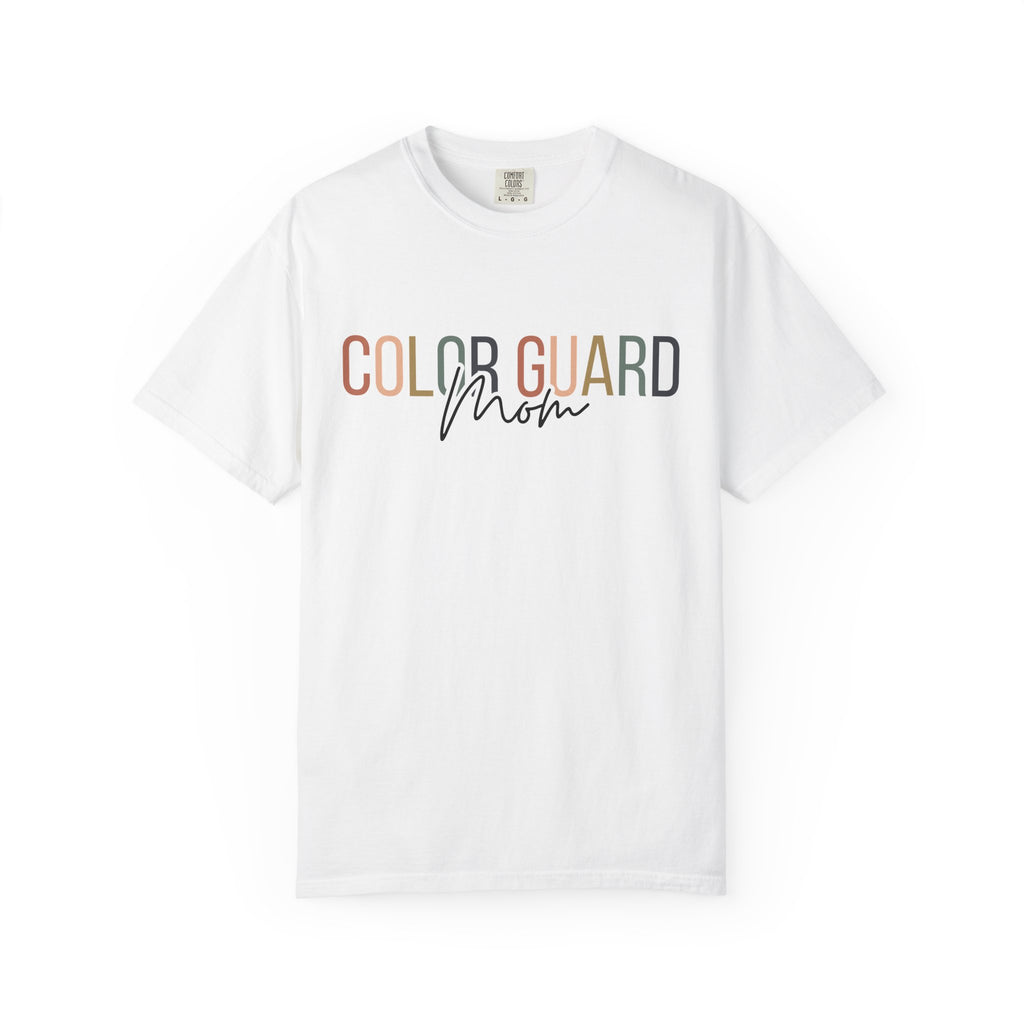 Color Guard Mom T-shirt | Modern Color Guard Graphic Tee