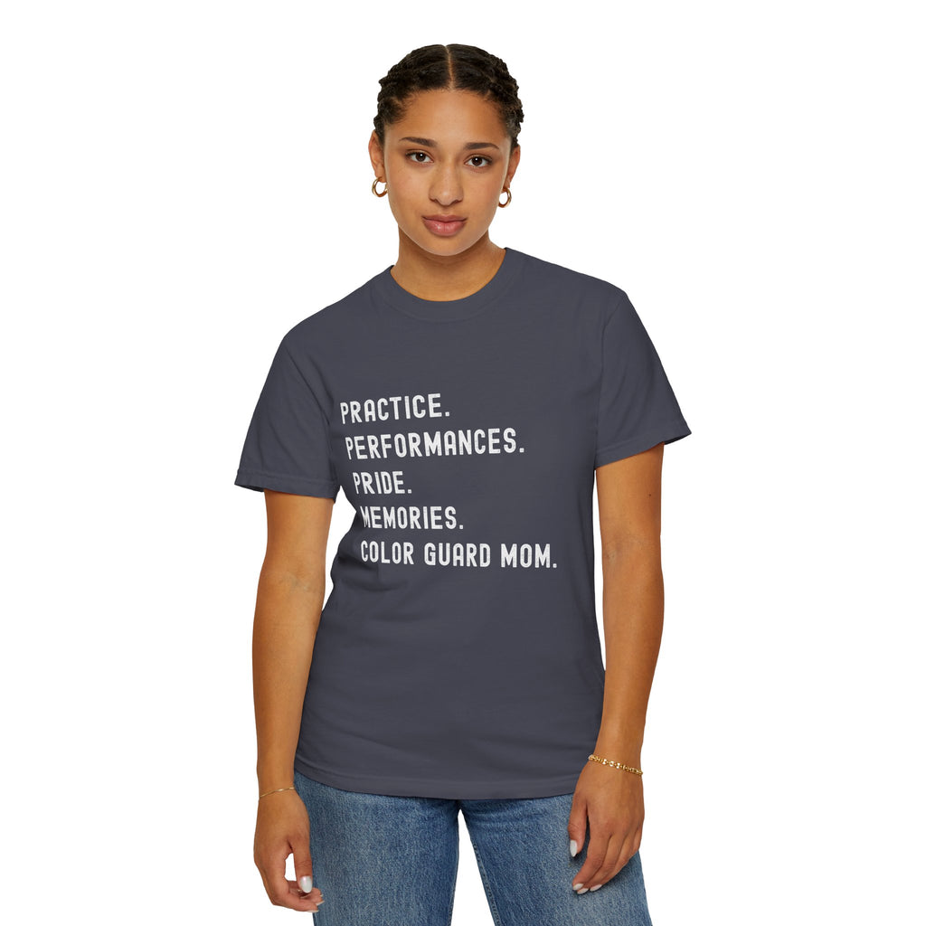 Color Guard Mom Definition T-shirt | Modern Color Guard Graphic Tee