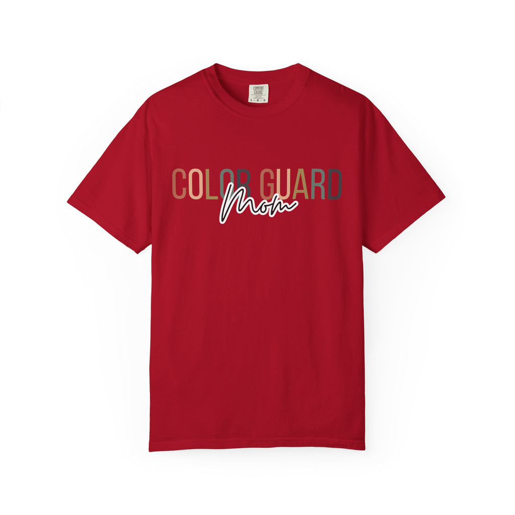 Color Guard Mom T-shirt | Modern Color Guard Graphic Tee