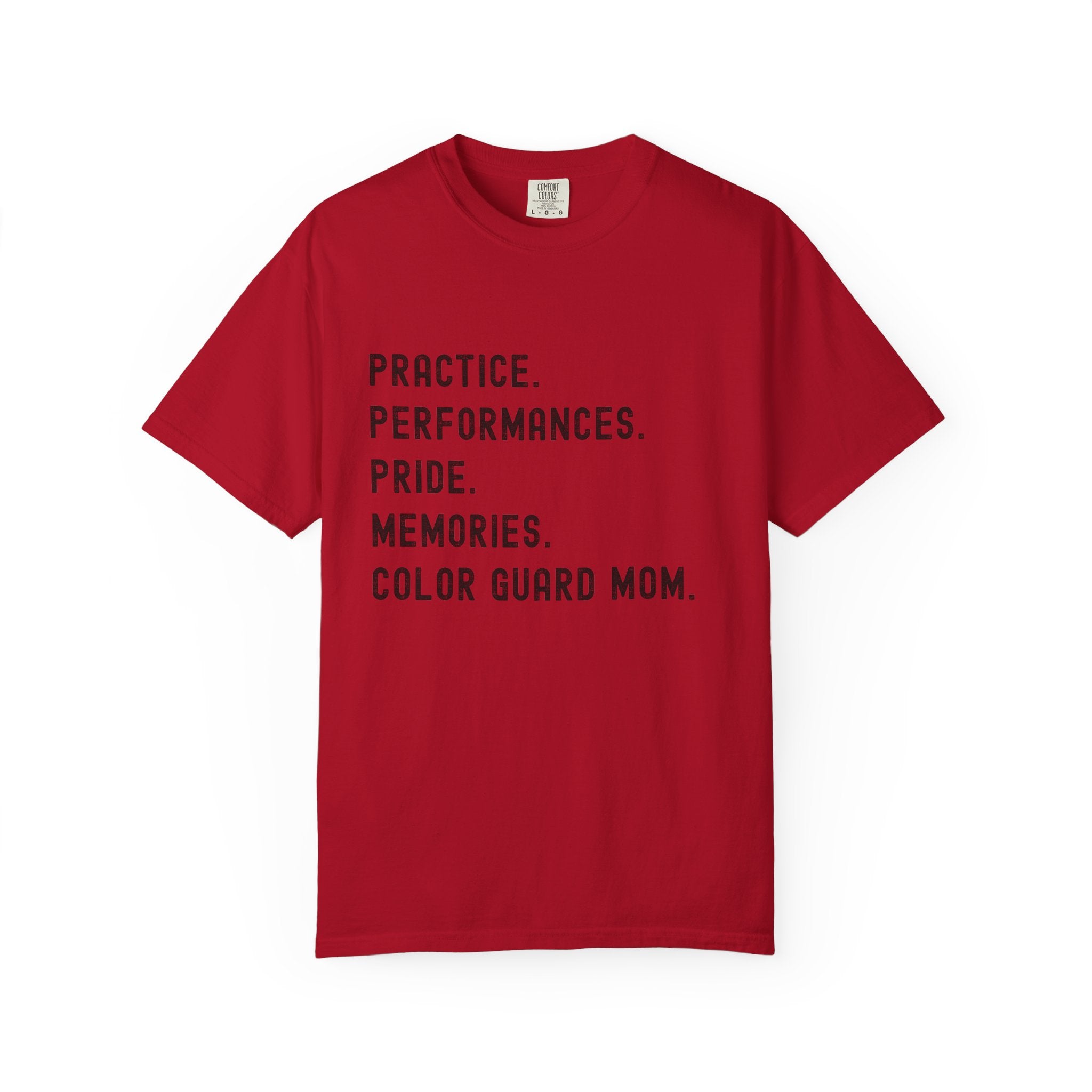 Color Guard Mom Definition T-shirt | Modern Color Guard Graphic Tee