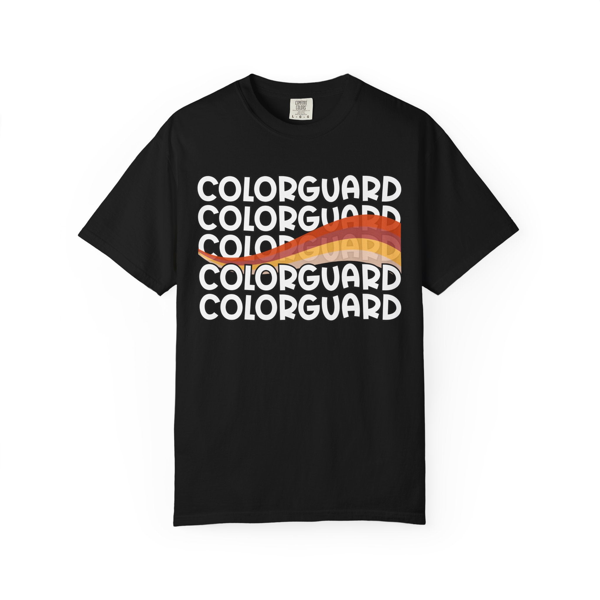 Color Guard Flag T-shirt | Modern Color Guard Graphic Tee
