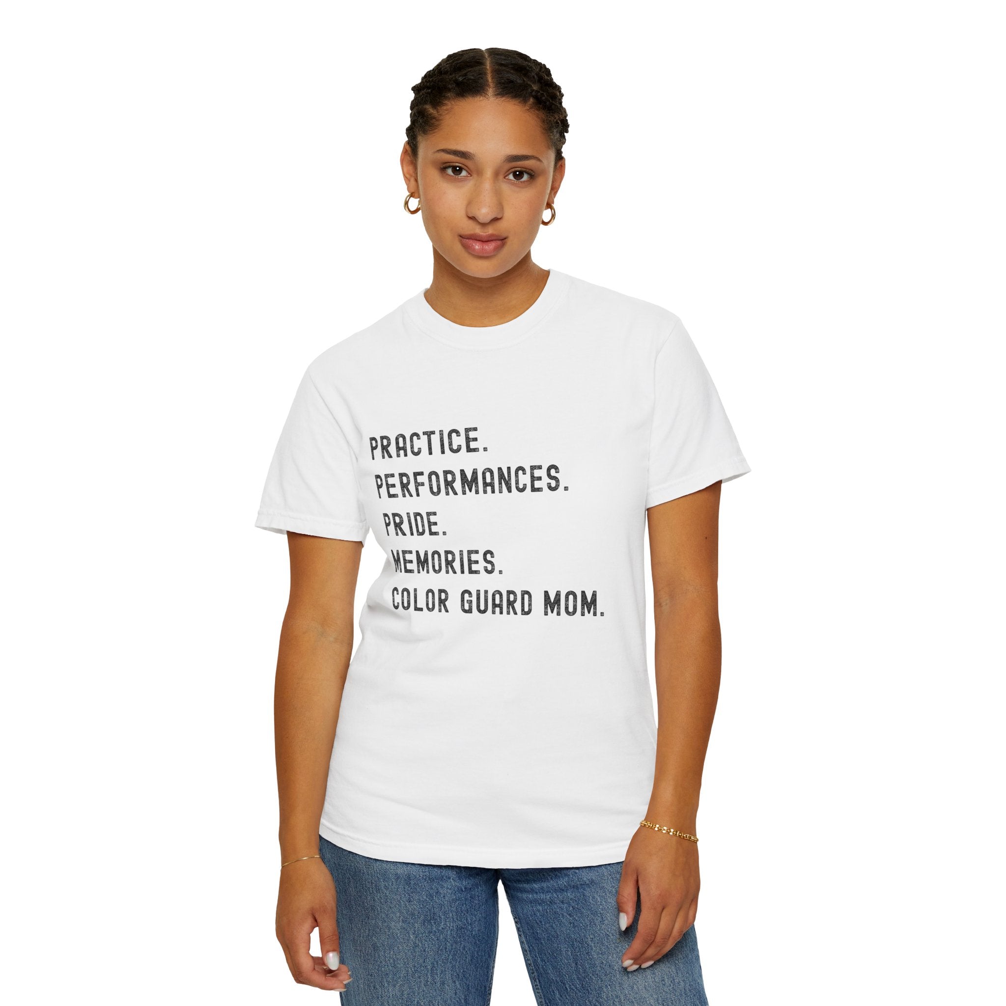 Color Guard Mom Definition T-shirt | Modern Color Guard Graphic Tee
