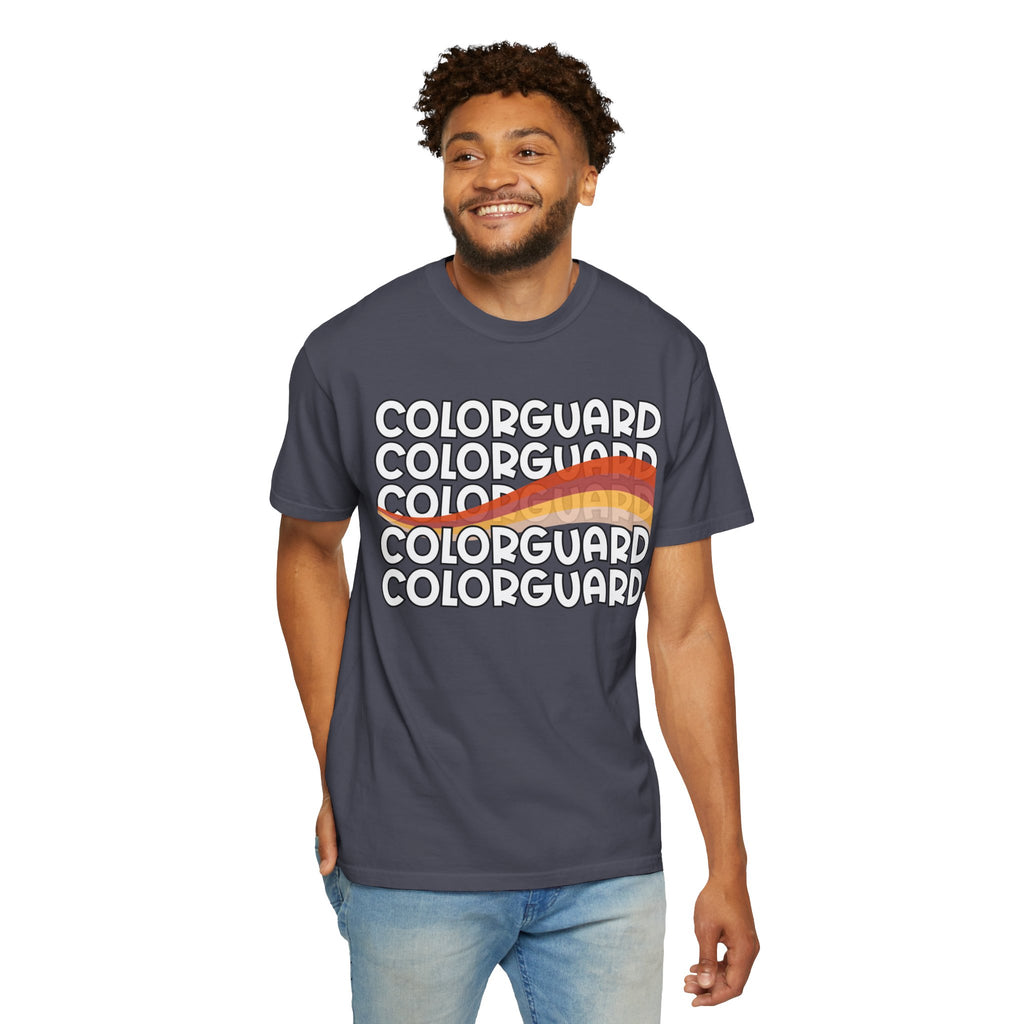 Color Guard Flag T-shirt | Modern Color Guard Graphic Tee