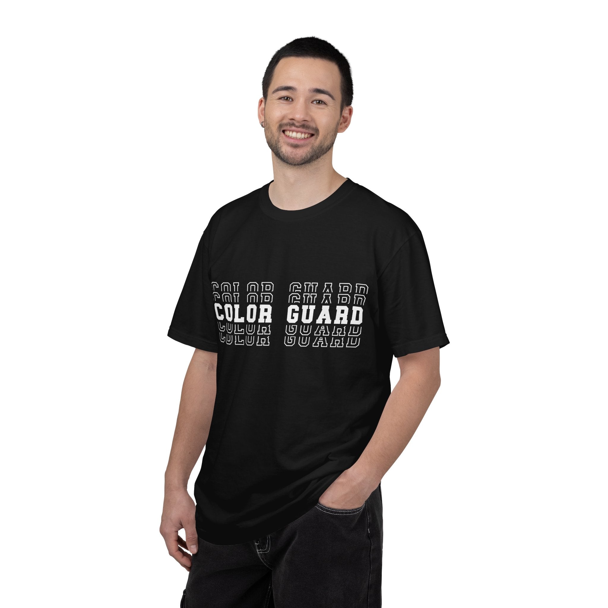 Color Guard Typography T-shirt | Modern Color Guard Graphic Tee