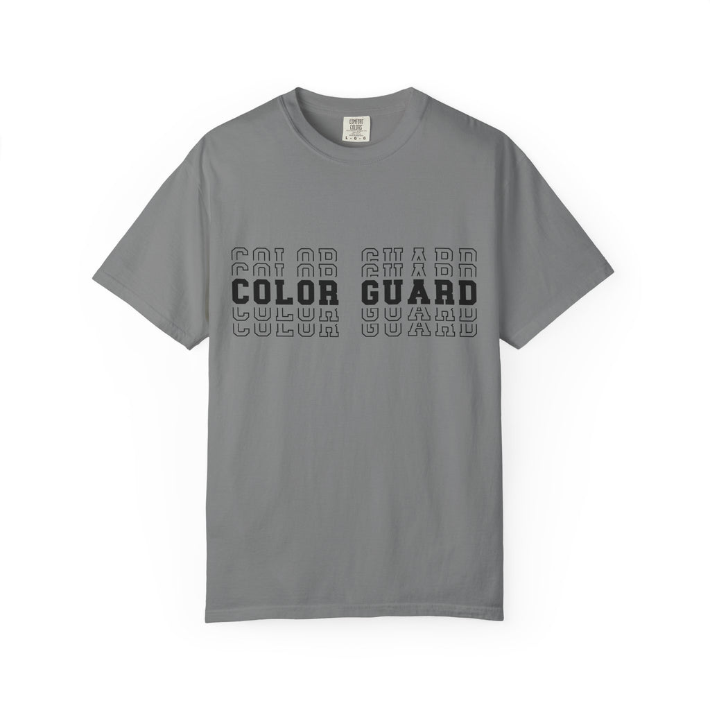Color Guard Typography T-shirt | Modern Color Guard Graphic Tee