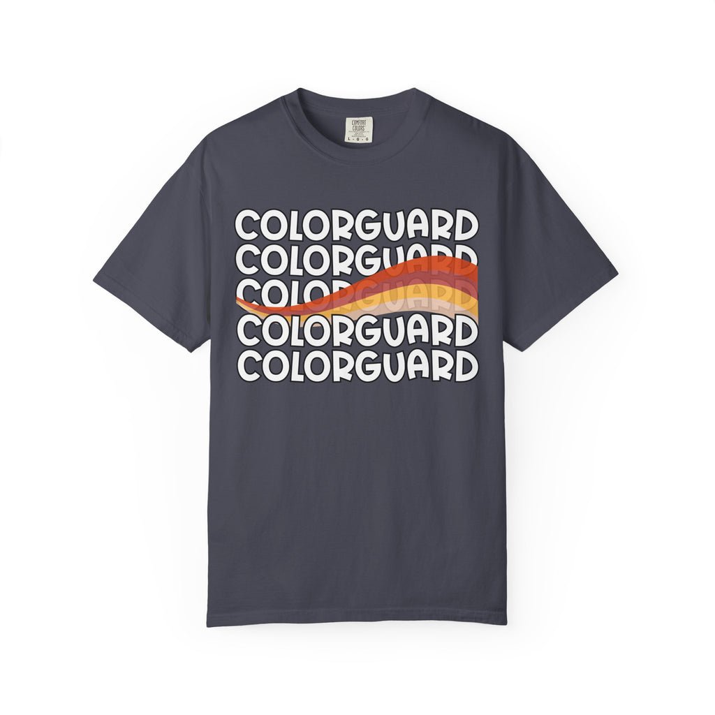 Color Guard Flag T-shirt | Modern Color Guard Graphic Tee