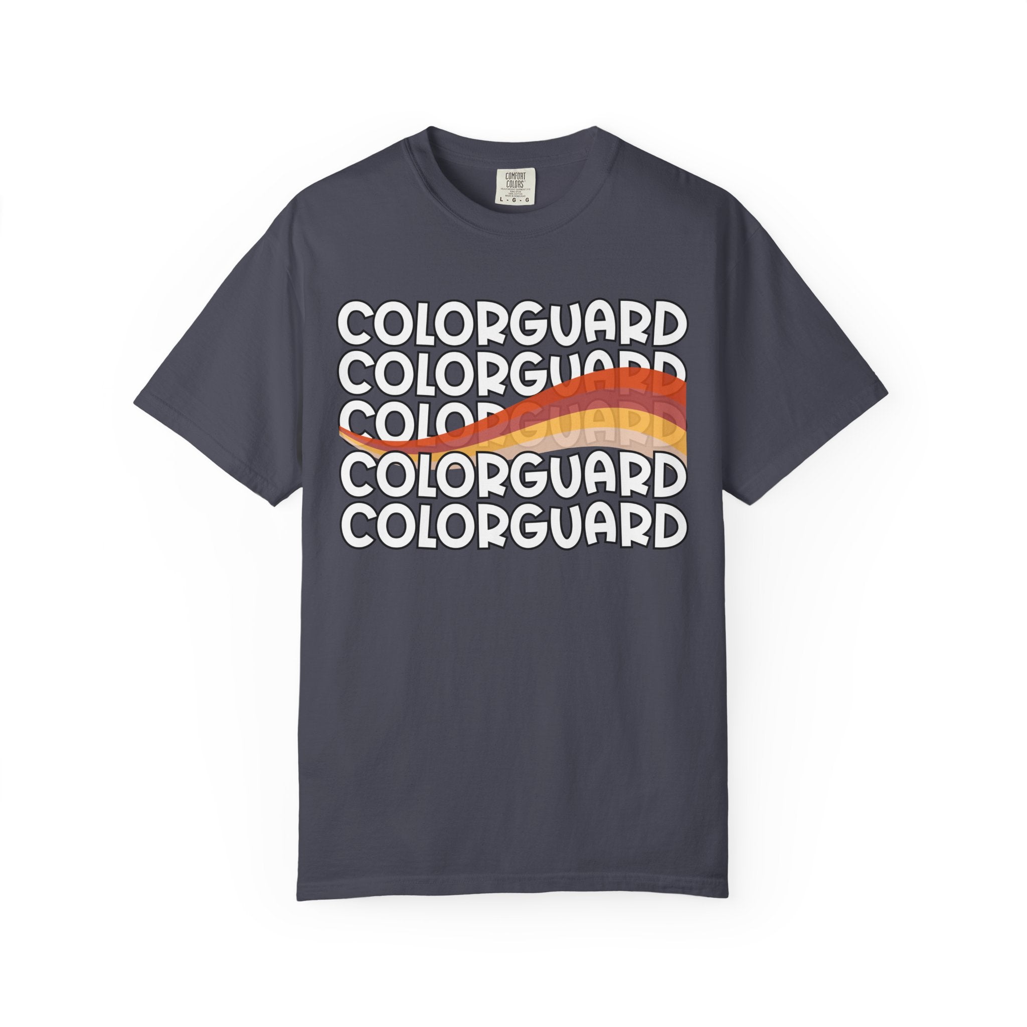 Color Guard Flag T-shirt | Modern Color Guard Graphic Tee