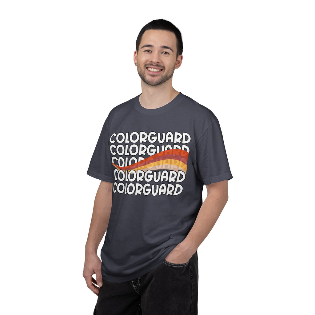 Color Guard Flag T-shirt | Modern Color Guard Graphic Tee