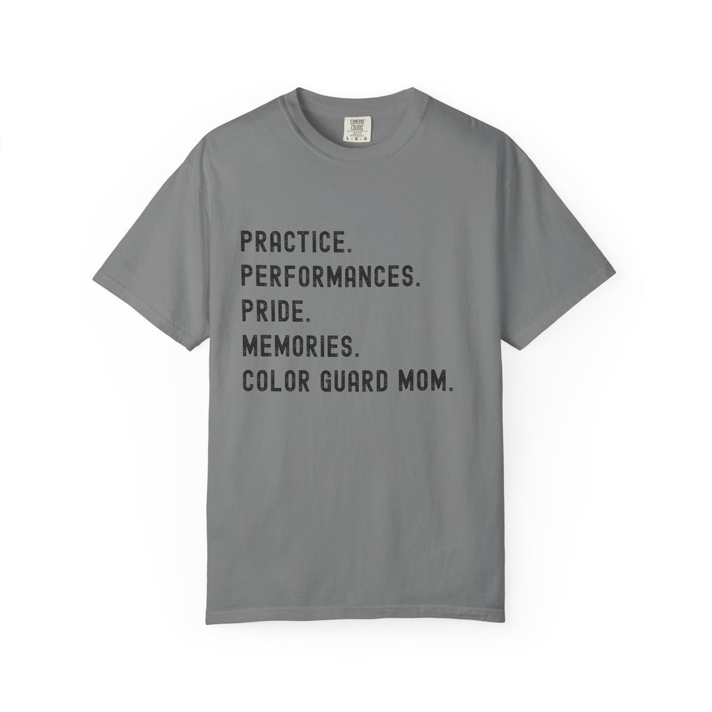 Color Guard Mom Definition T-shirt | Modern Color Guard Graphic Tee